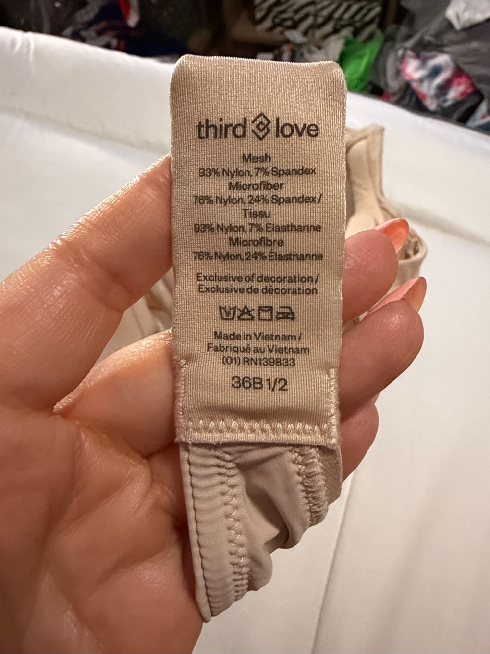 Nude Uplift ThirdLove Bra - Women Intimates - 36B 1/2 View 3